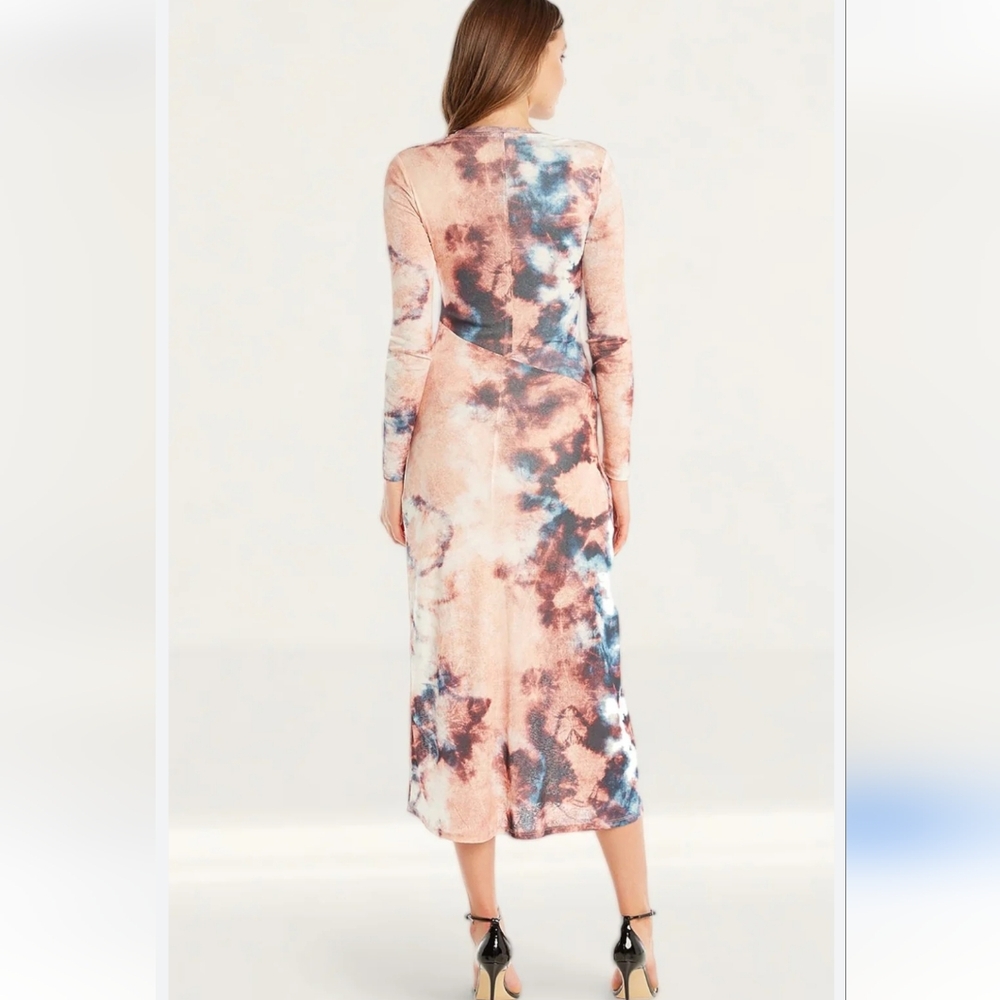 BARDOT Revolve Tie-Dye Maxi Bodycon‎ Dress - Picture 2 of 11